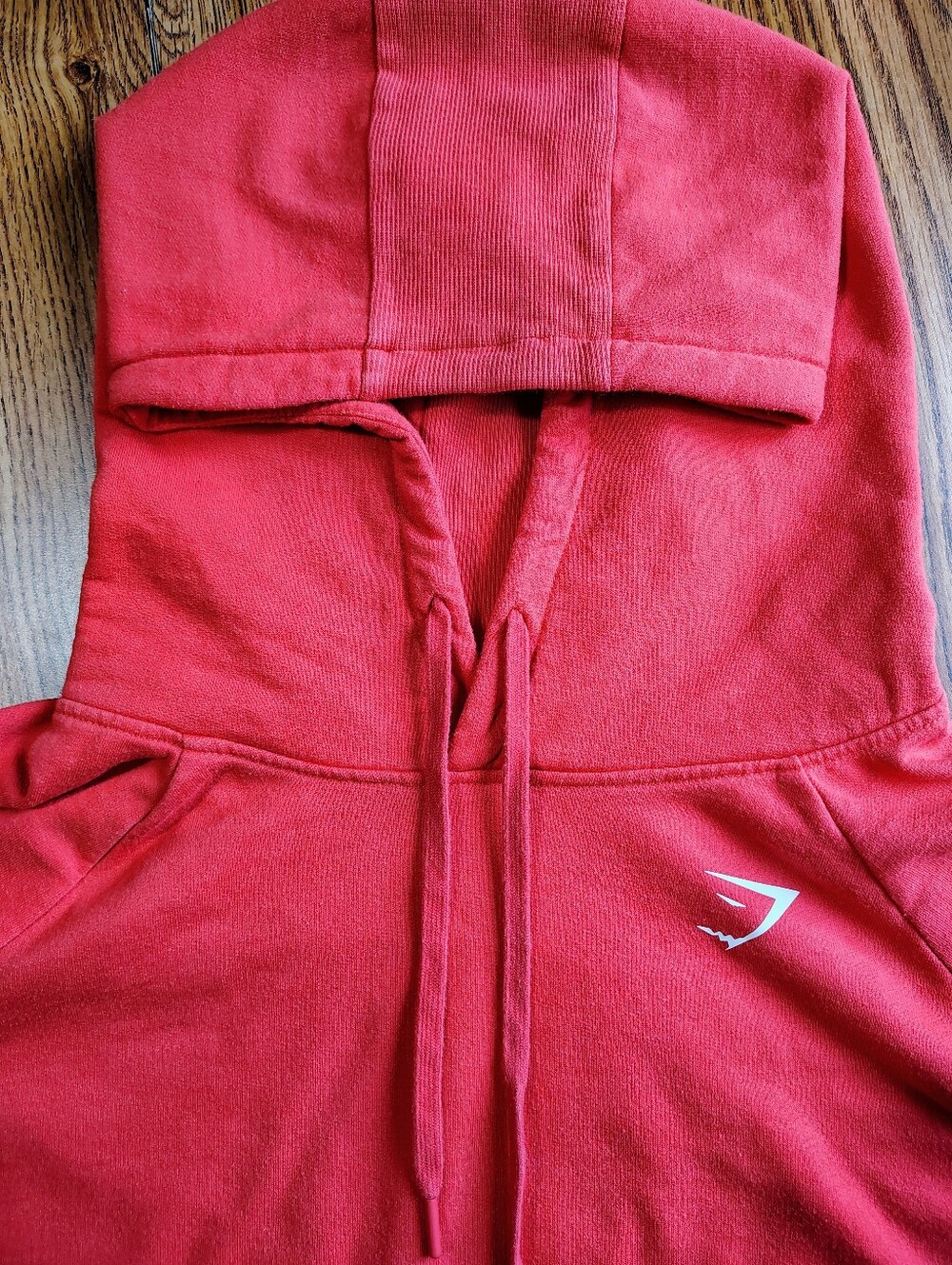 Gymshark Training Cropped Hoodie Women's Drawstring Orange sz S. - Picture 10 of 14